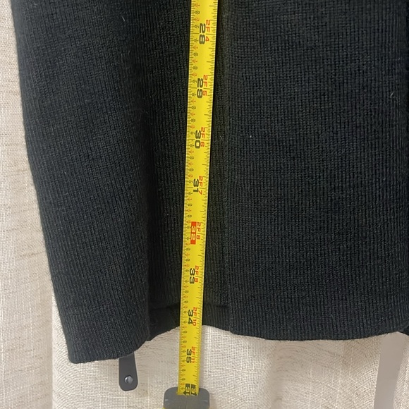 Nanette Lepore Black Sweater Vest with side zippers Size Small EUC - Picture 5 of 11